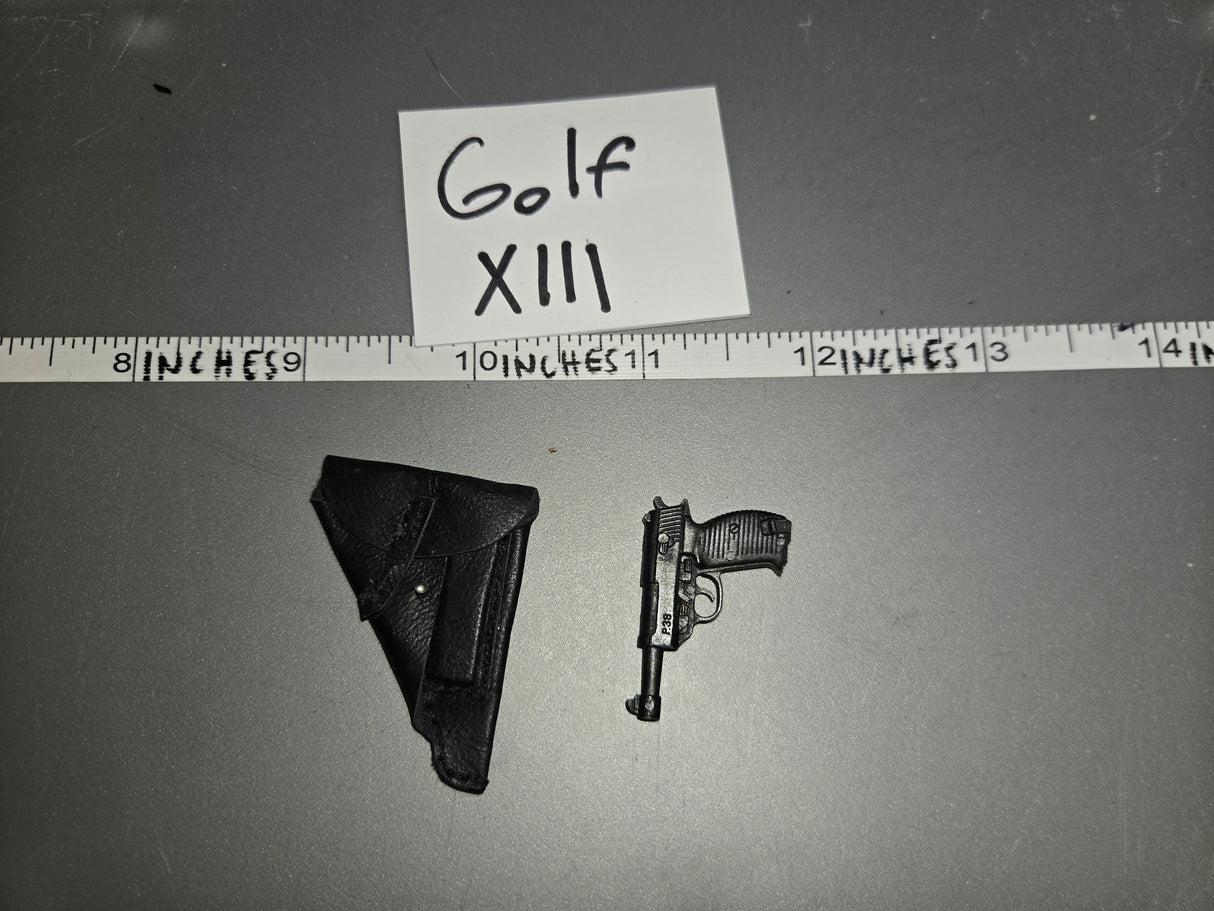 1/6 Scale WWII German Pistol and Holster