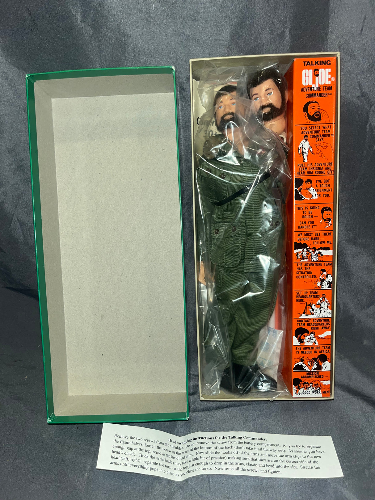 1/6 Scale Vintage Remake GI Joe Talking Adventure Team Commander Club Exclusive - NIB Hasbro