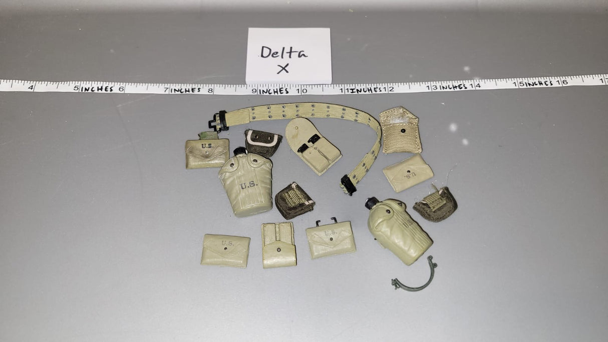 1/6 Scale WWII US Web Gear Lot