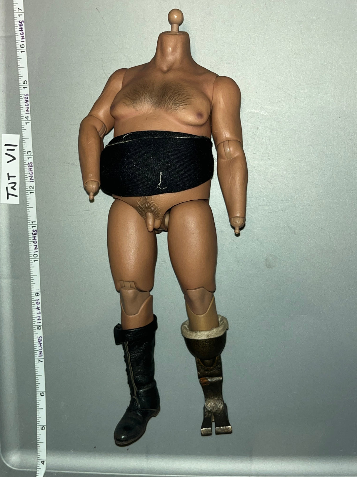 1:6 Scale Medieval Blacksmith Fat Nude Body - Pop Toys