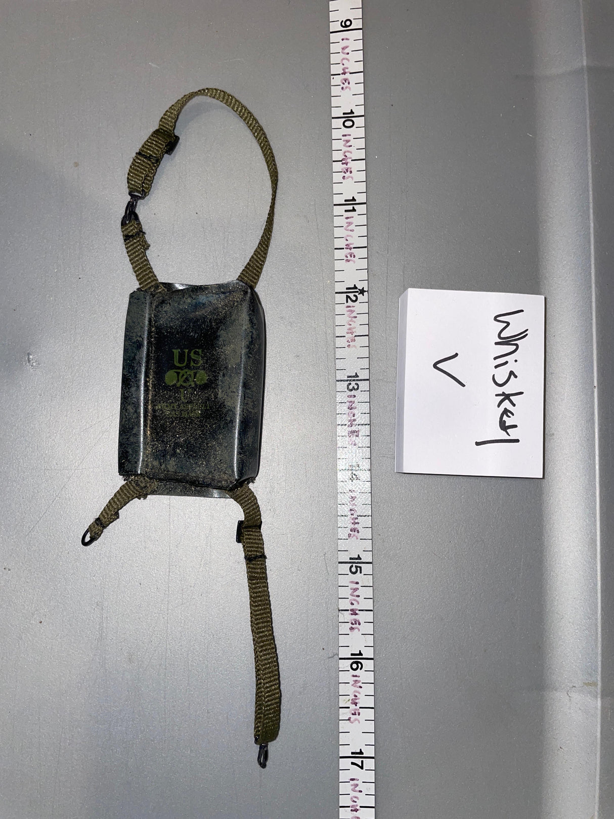 1/6 Scale WWII US Cloth Gas Mask Bag