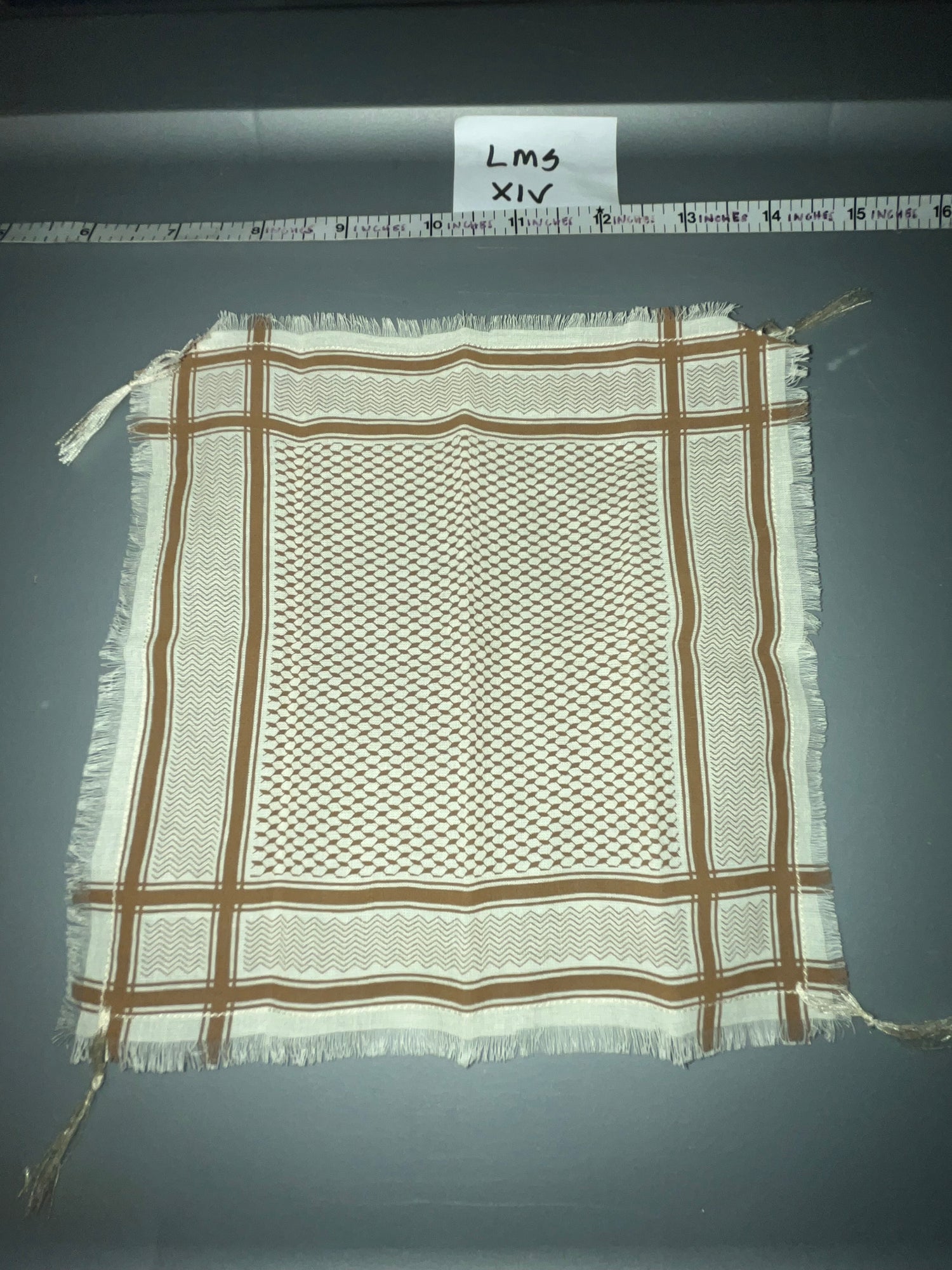 1:6 Scale Modern Arab Keffiyeh Scarf  - DAM U.K. British SAS Gulf War Patrol Leader