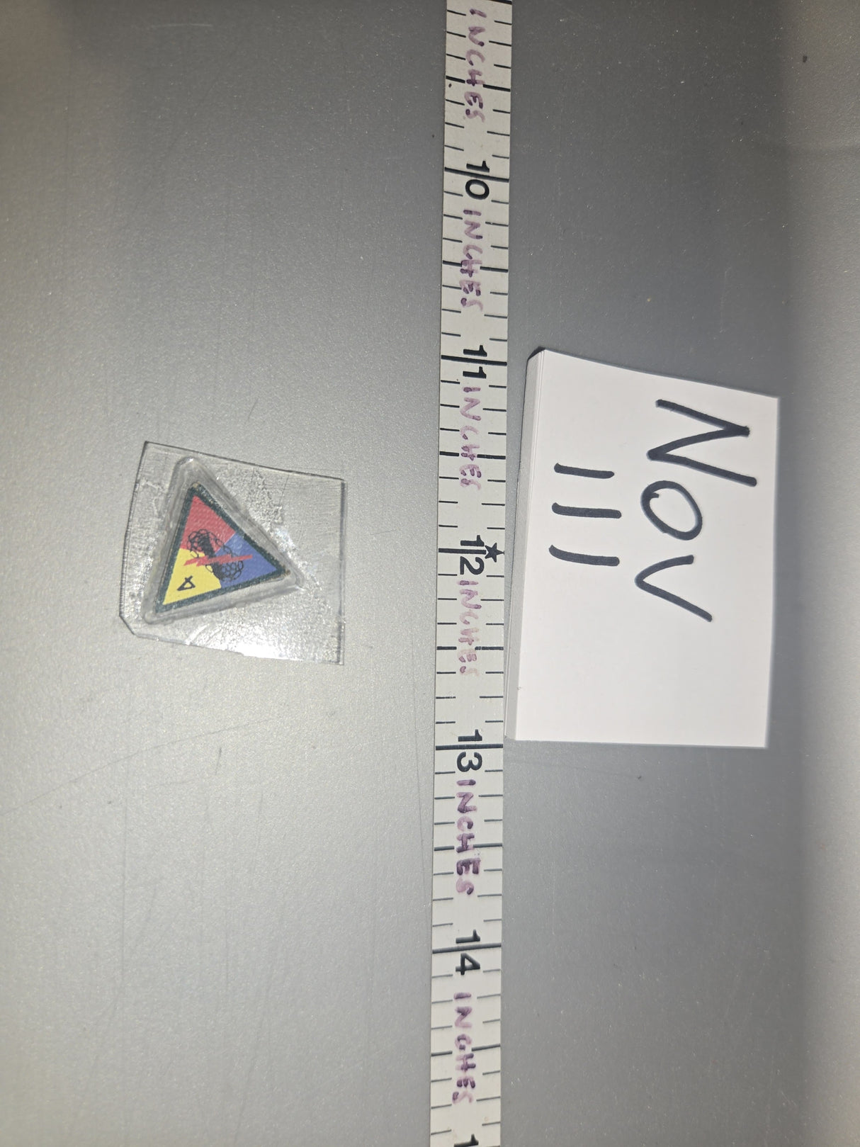 1:6 Scale WWII US 4th Armored Division Patch