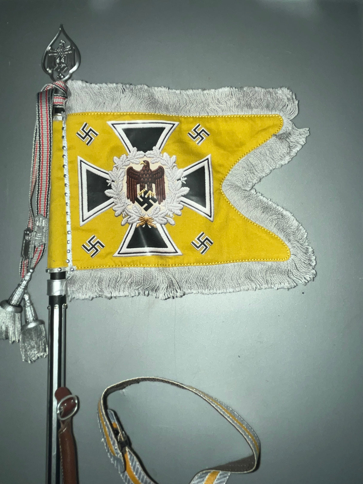 1/6 Scale WWII German Figure Flag Model - DID D80193 Cavalry Standard Bearer Anselm
