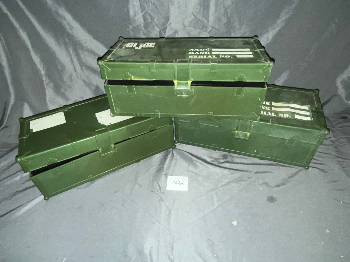 1/6 Scale GI Joe Footlocker Lot (Three)