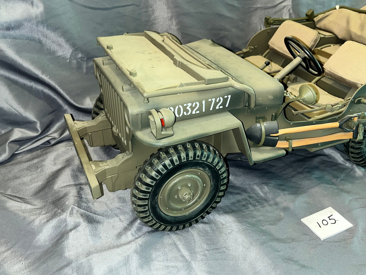 1/6 Scale WWII US Jeep - Ultimate Soldier - Weathered