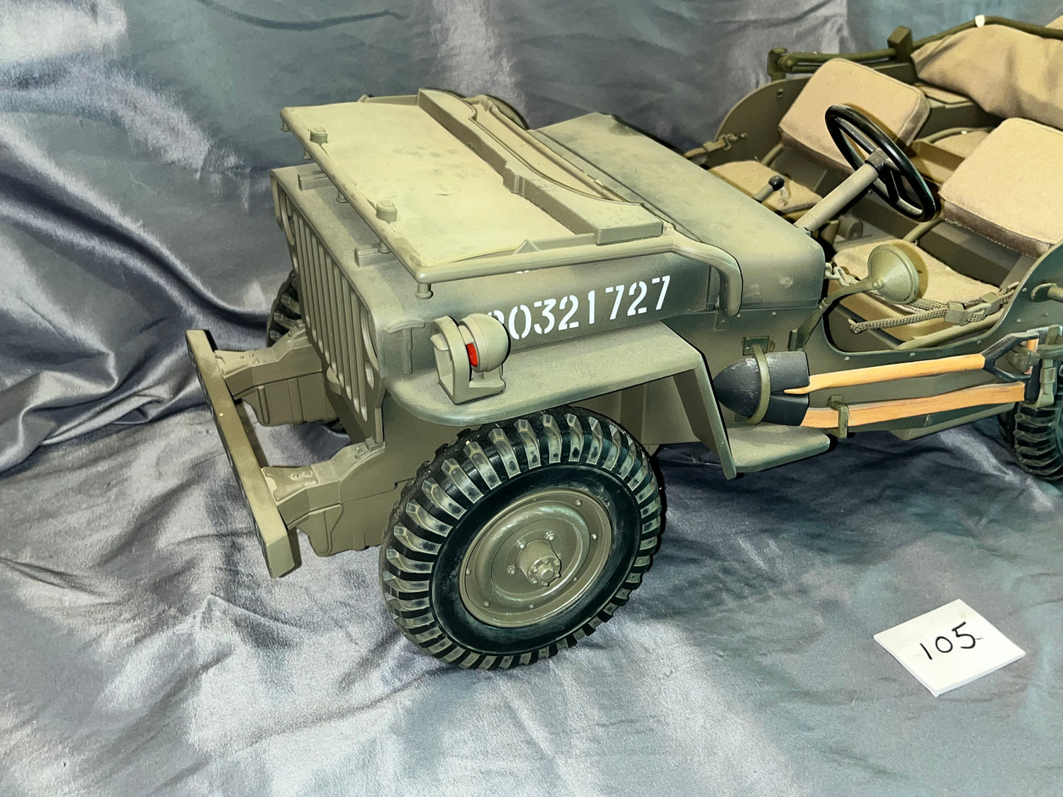 1/6 Scale WWII US Jeep - Ultimate Soldier - Weathered