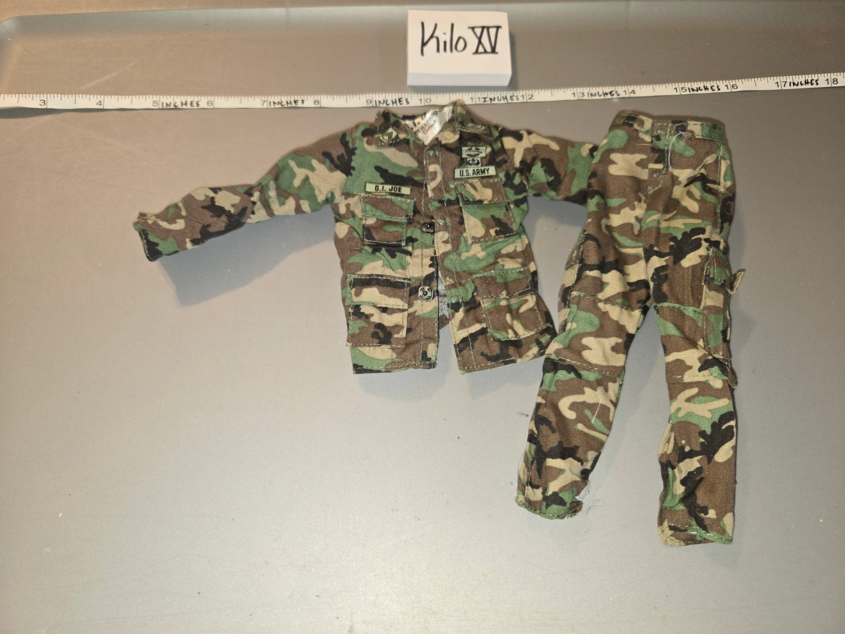 1/6 Scale GI Joe Modern Era Woodland BDU Uniform