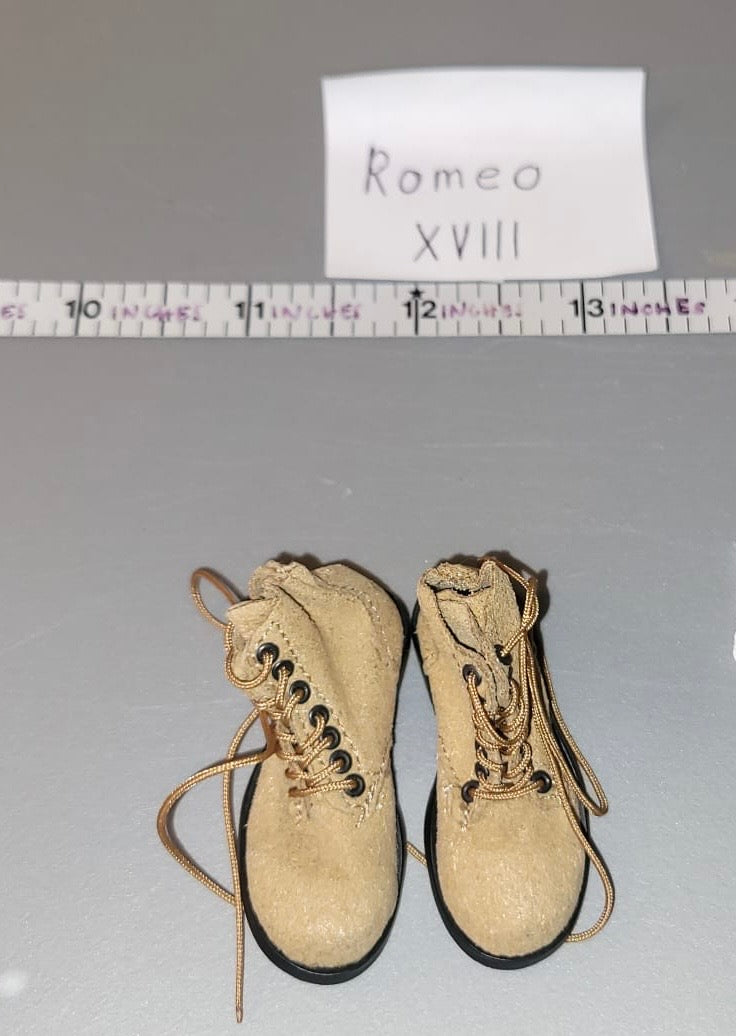 1/6 Scale WWII US Marine Boondocker Boots - Soldier Story