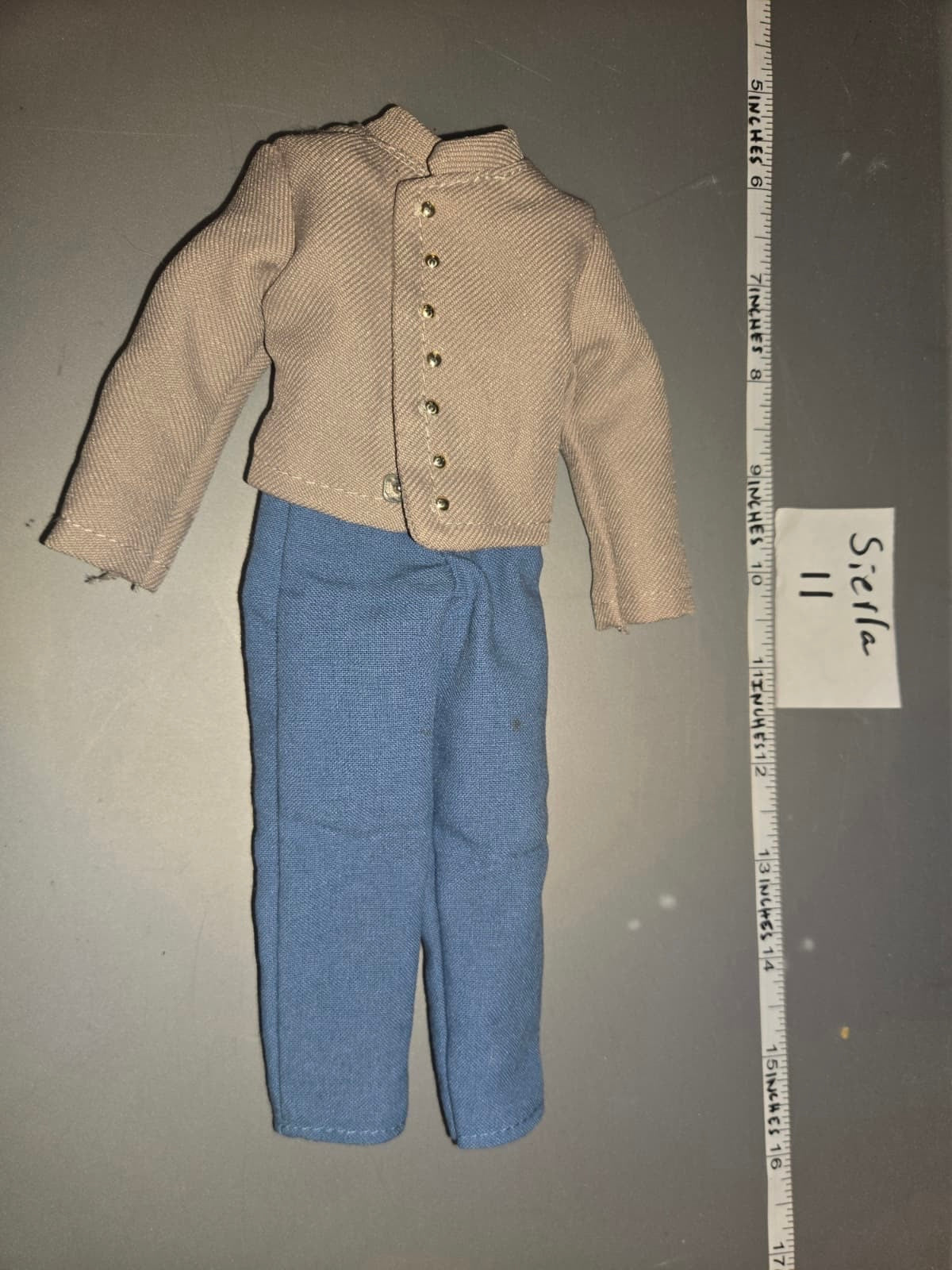 1/6 Scale Civil War Confederate Uniform