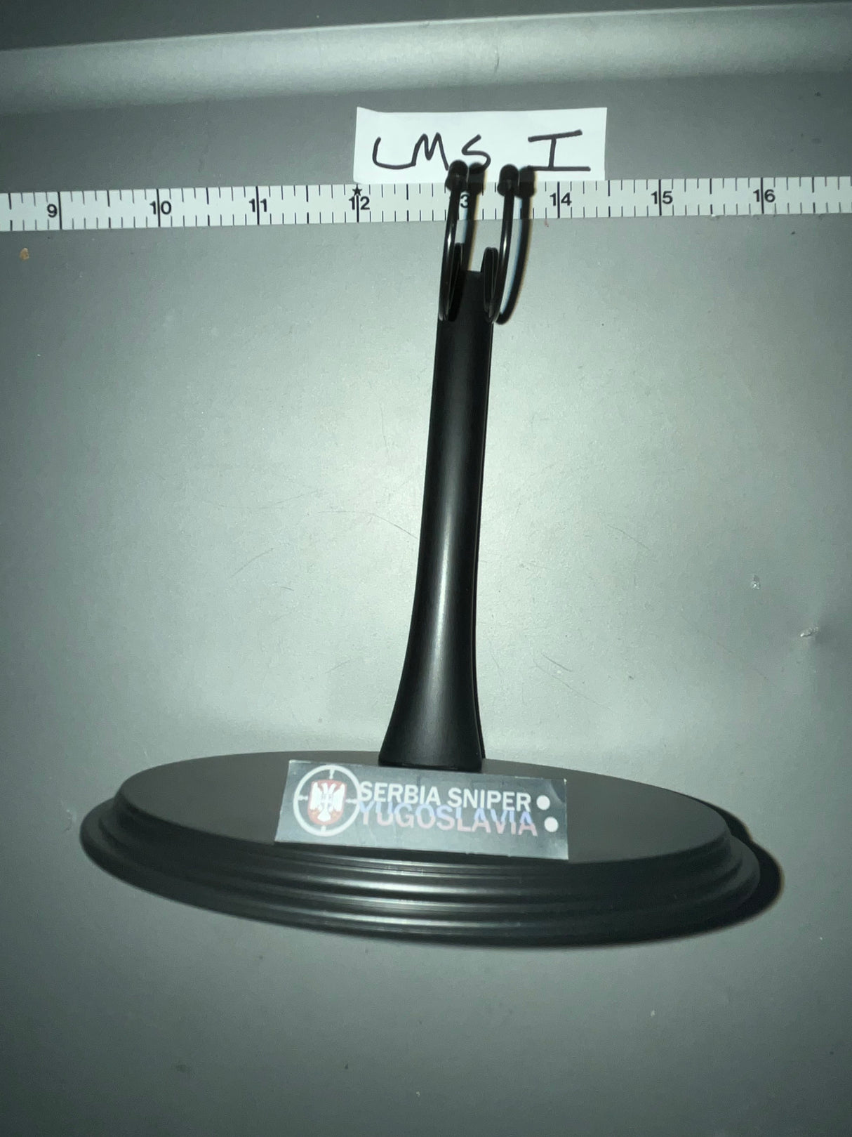 1/6 Scale Modern Era Bosnian Sniper Figure Stand  -  Flagset