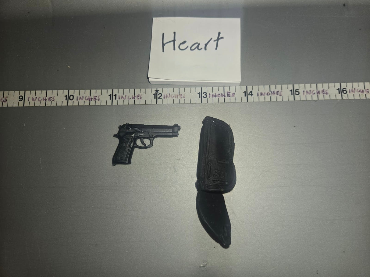 1/6 Scale Modern Pistol and Holster