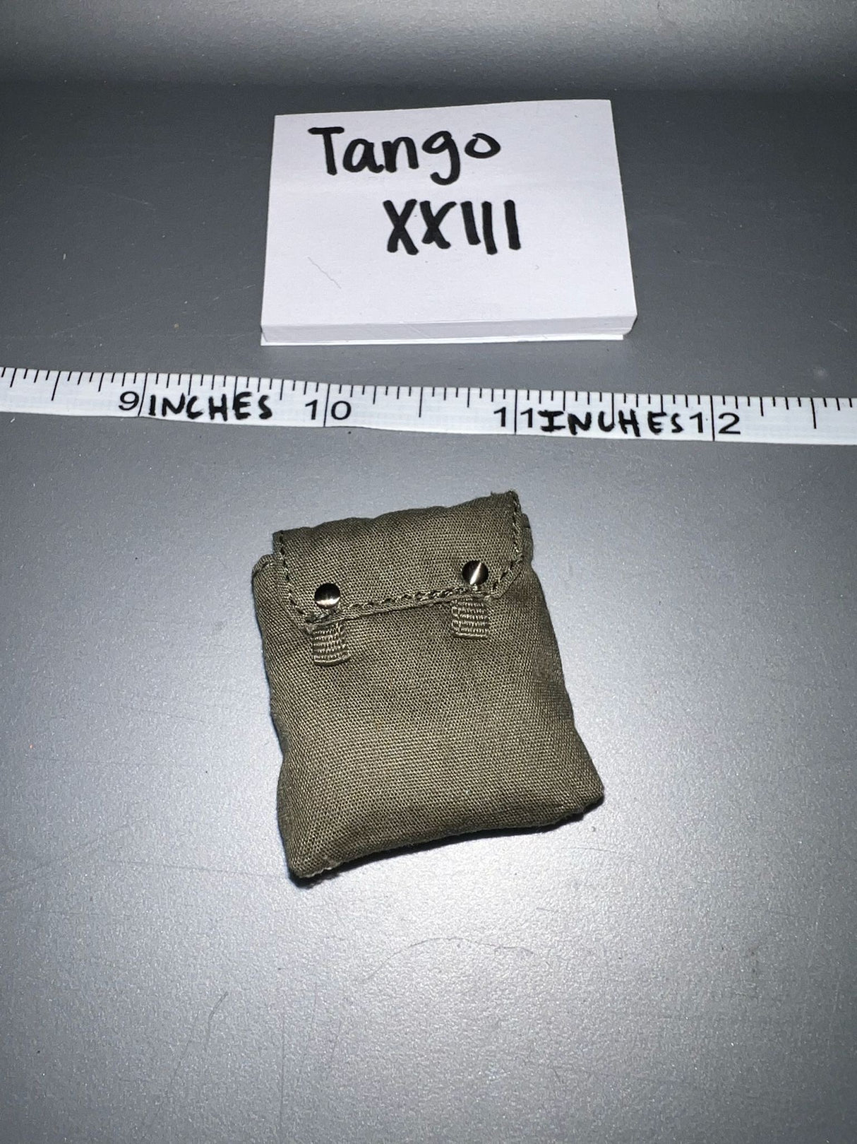 1:6 Scale WWII German Gas Mask Cape Pouch