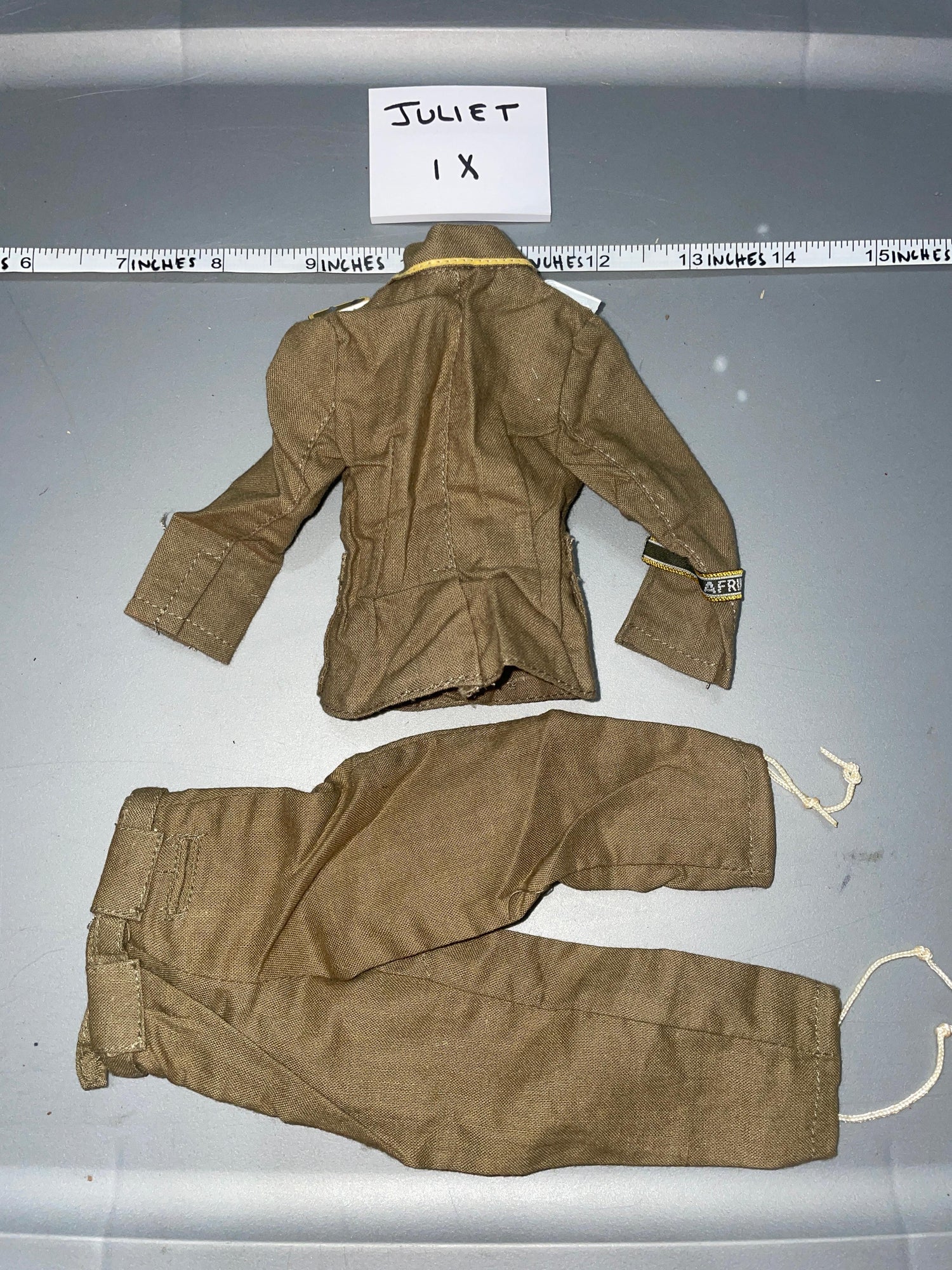 1/6 Scale WWII German Tropical Afrika Korps Uniform