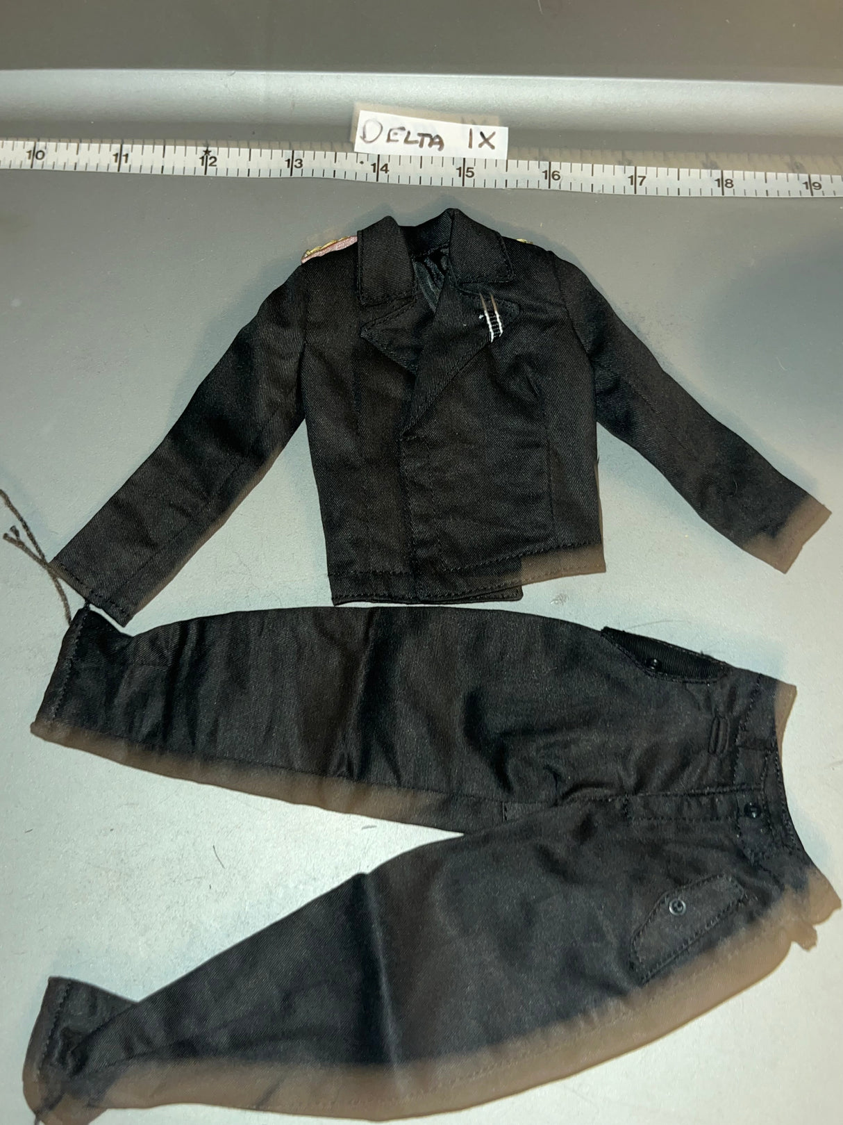 1/6 Scale WWII German Panzer Black Tanker Uniform