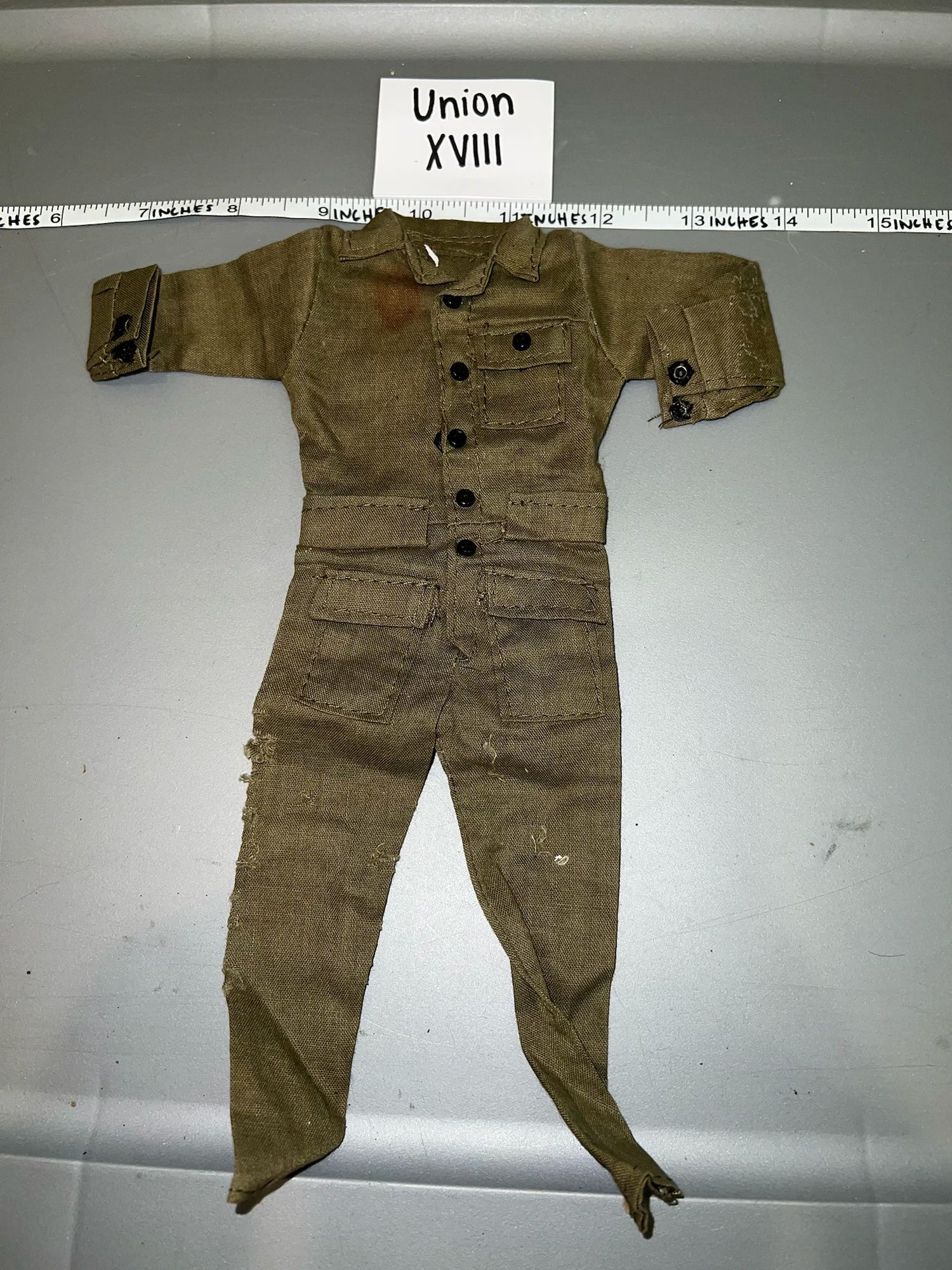 1:6 Scale WWII US Coveralls Armored Crewman
