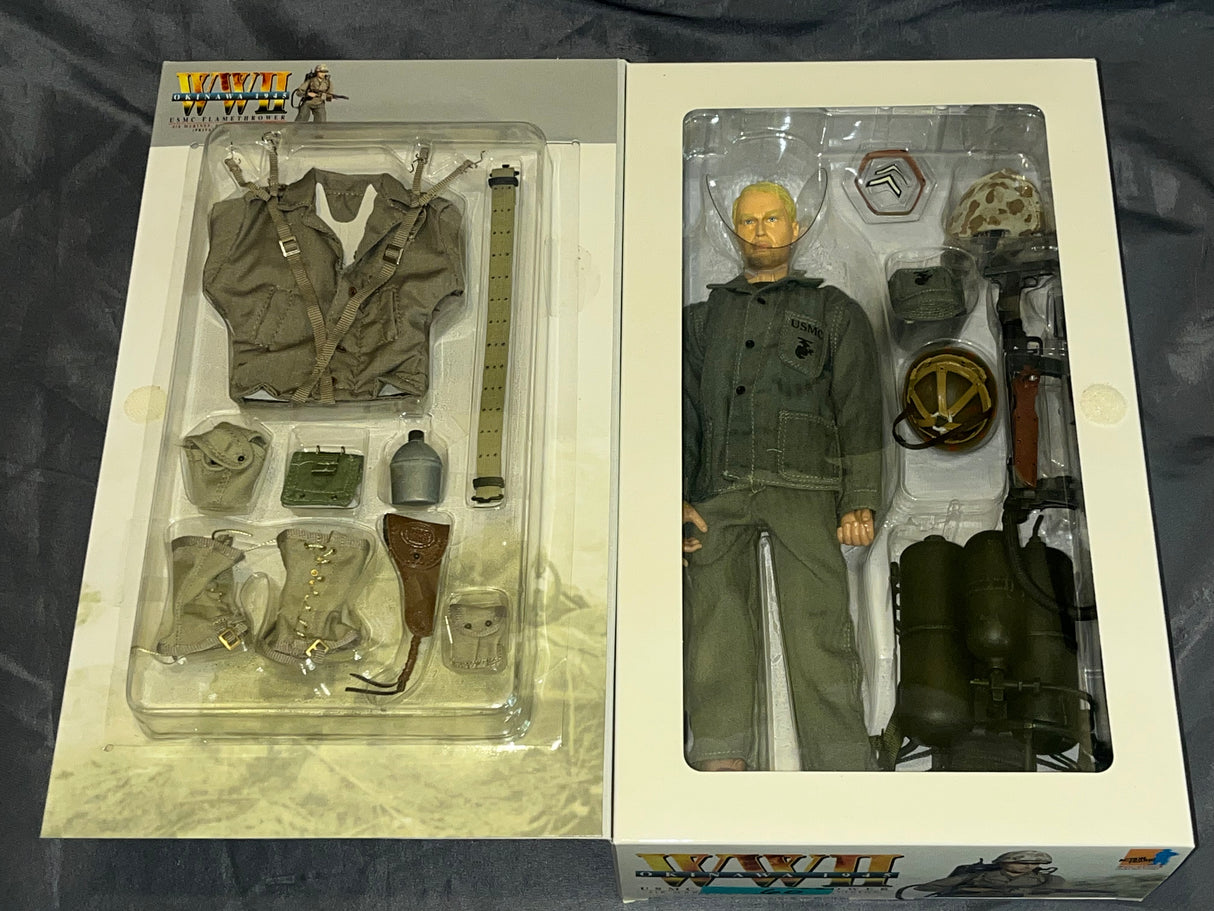1/6 Scale WWII US Marine Flame Thrower Brad Mason - NIB Dragon