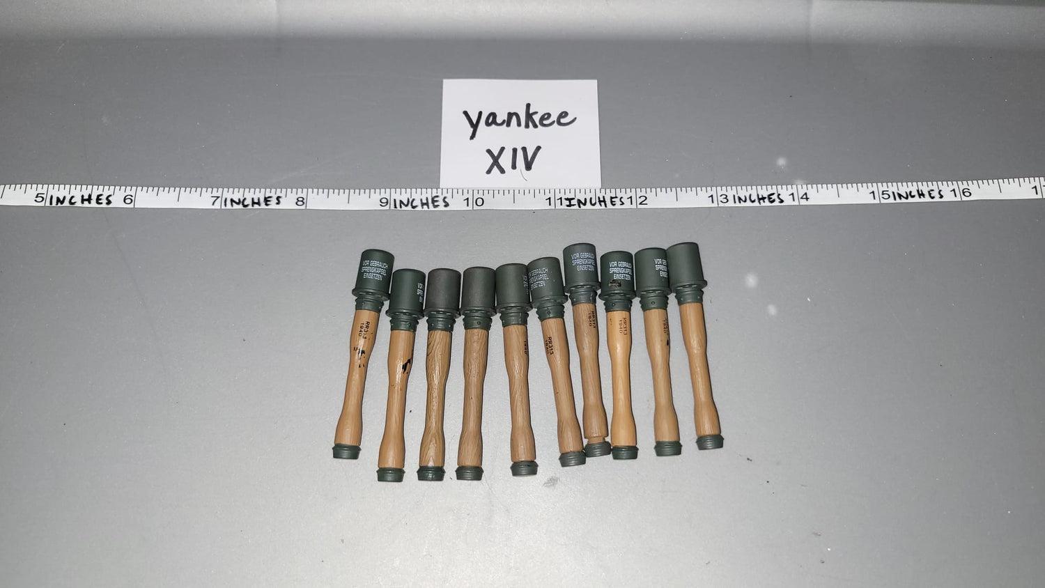 1/6 WWII German Grenade Lot