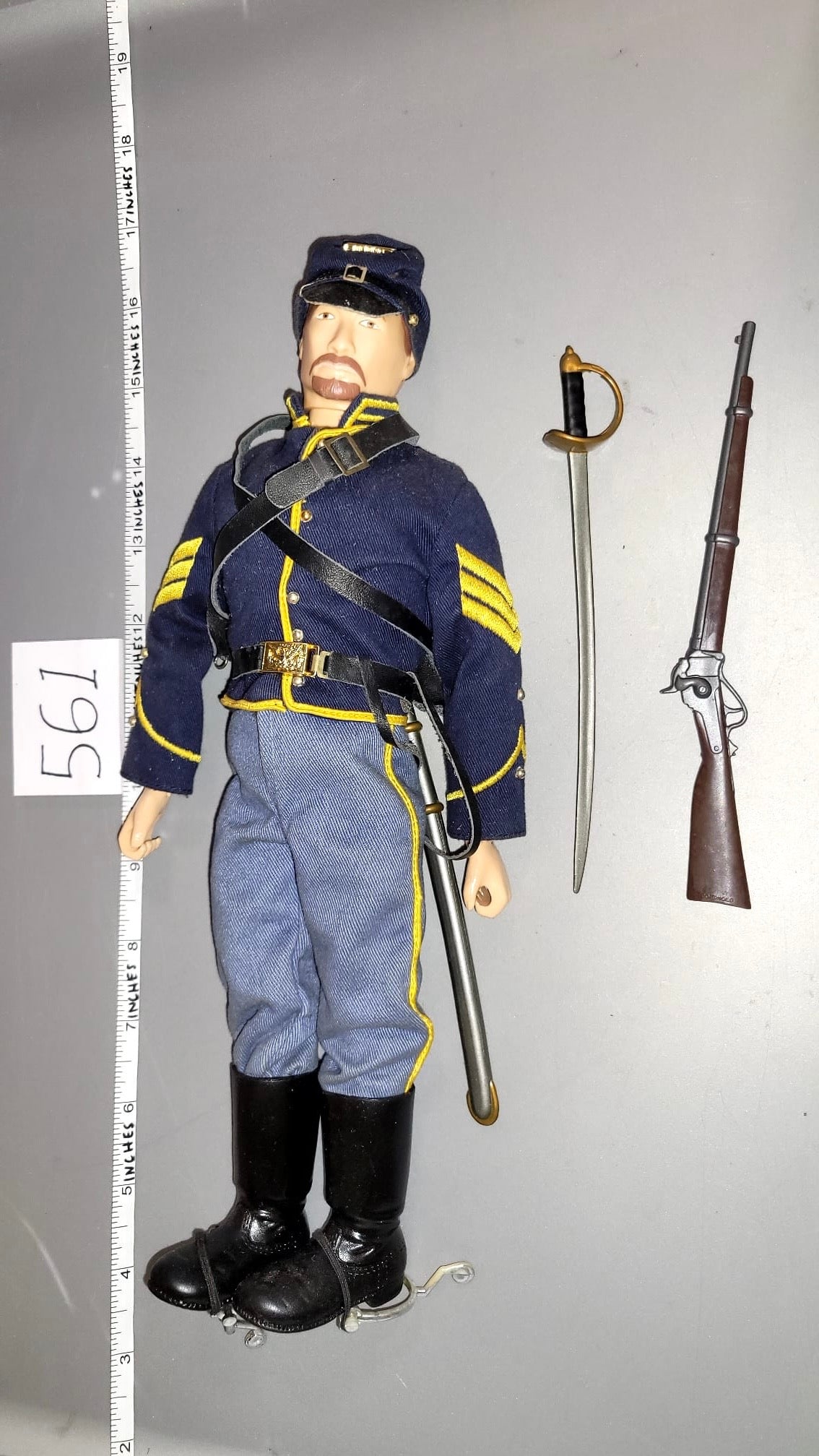 1:6 Scale American Civil War Union Cavalry Dressed Figure