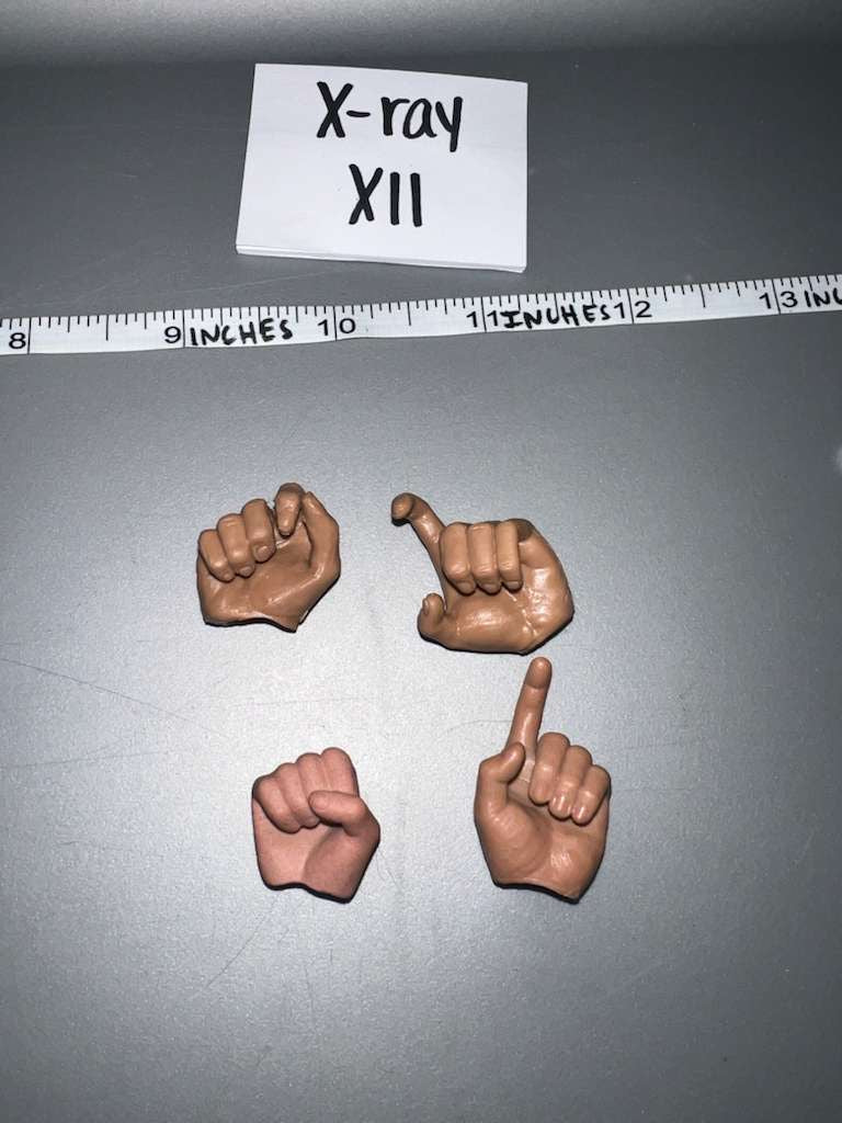 1/6 Scale Nude Figure Hand Lot
