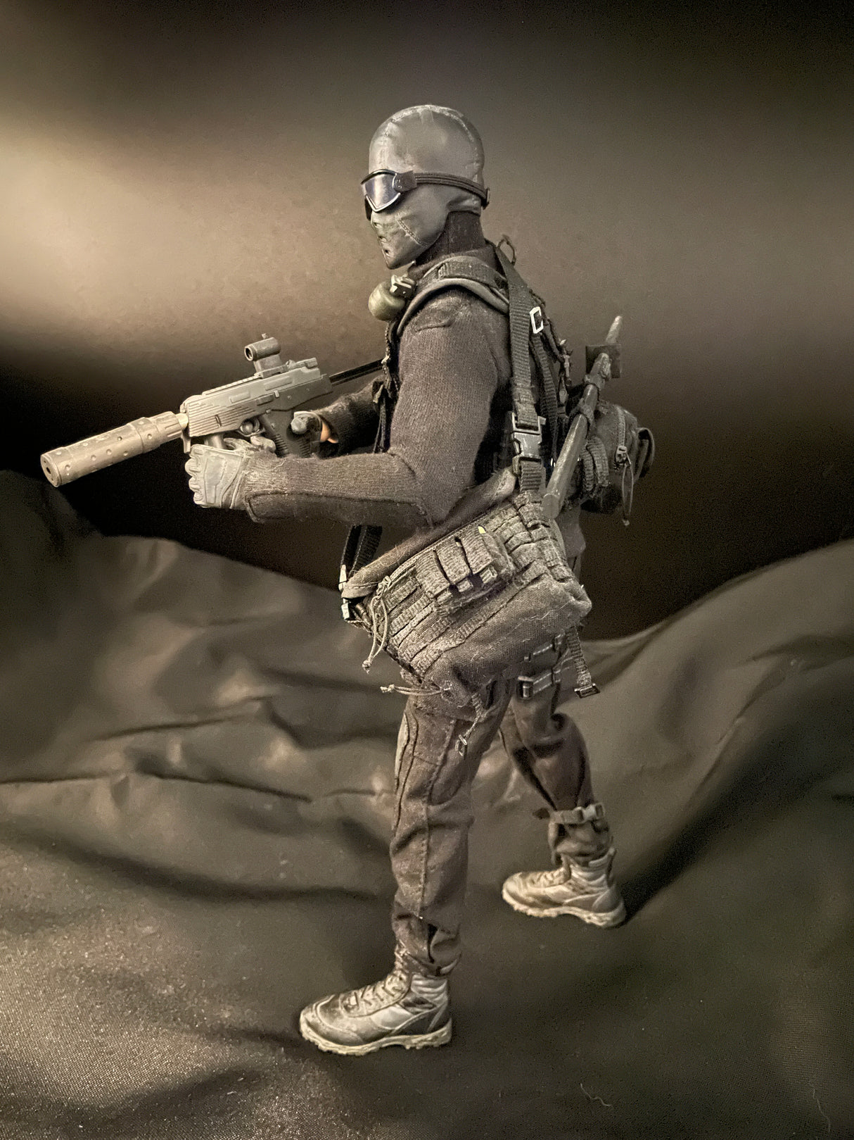 1/6 Scale Sideshow Toys Customized Snake Eyes GI Joe Loose Dressed Figure