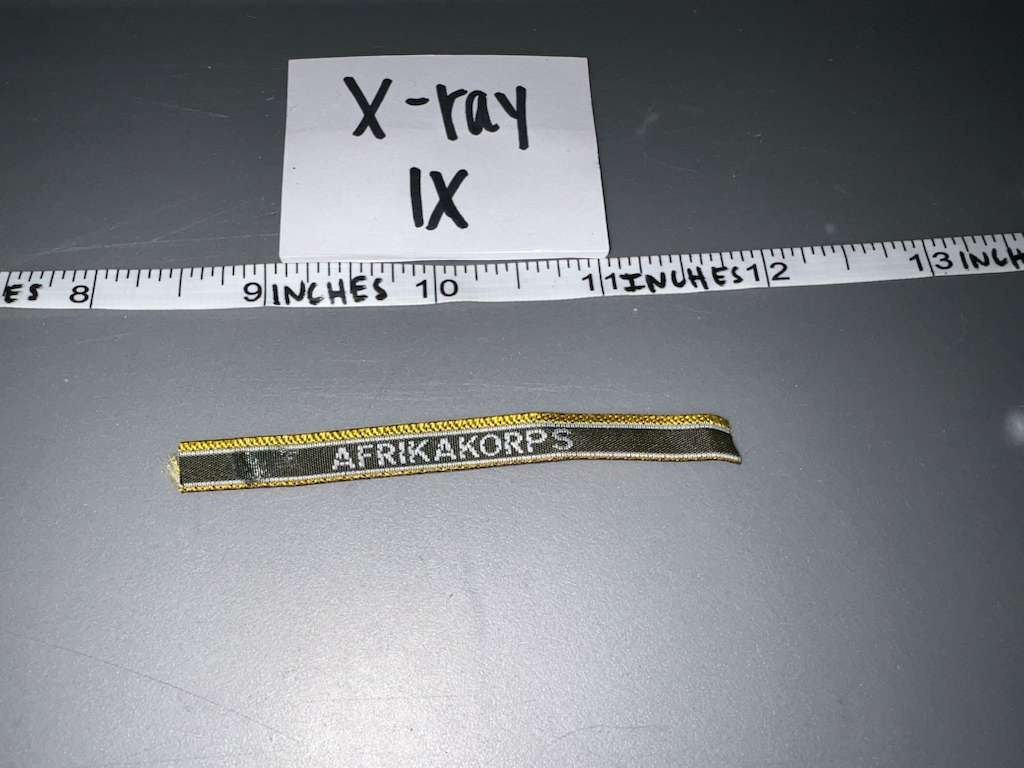 1/6 Scale WWII German Afrika Korps Cuff Title