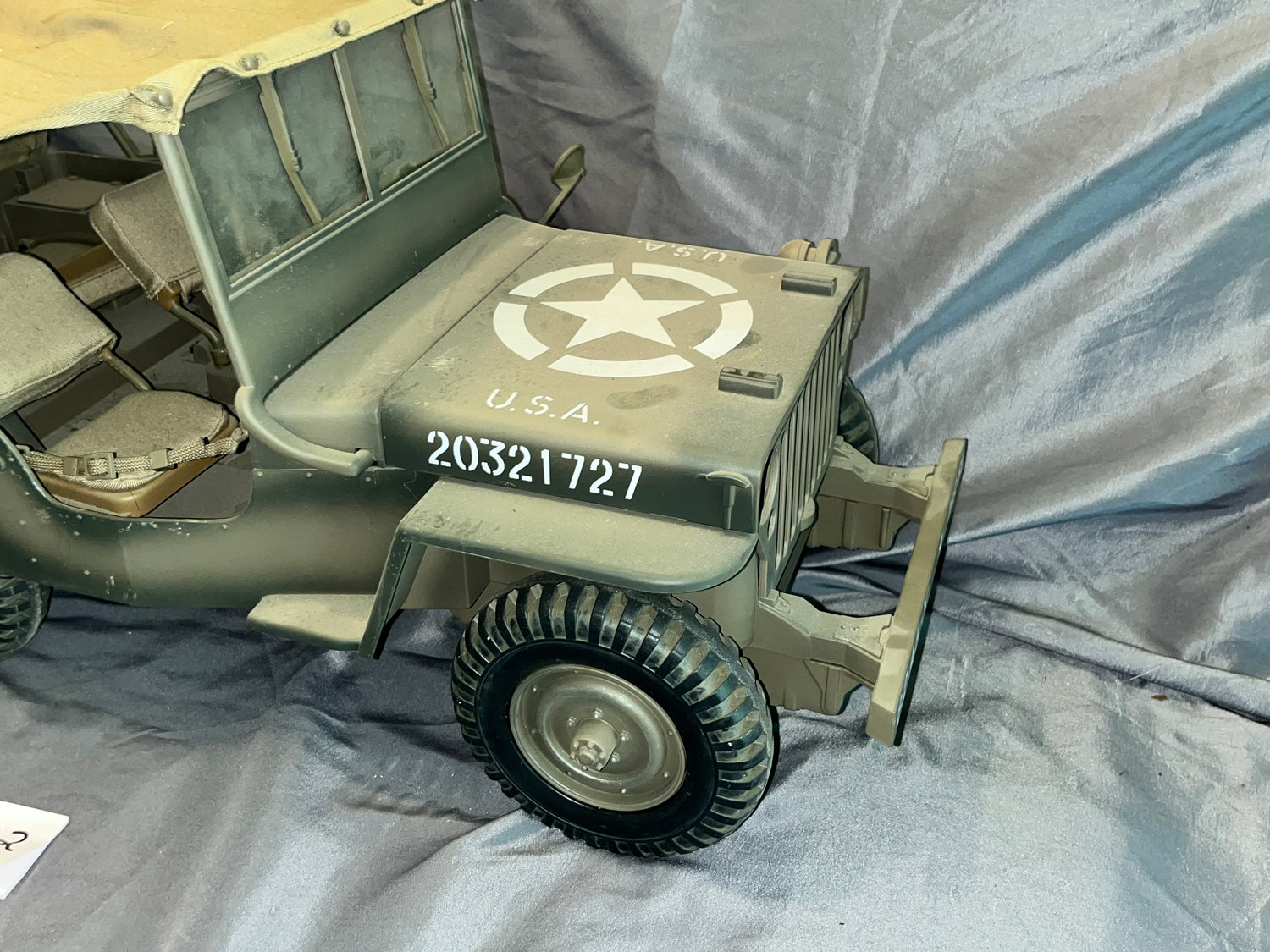 1/6 Scale WWII US Jeep - Ultimate Soldier - Weathered