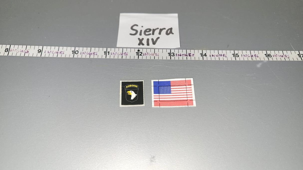 1:6 WWII US Paratrooper 101st Patch