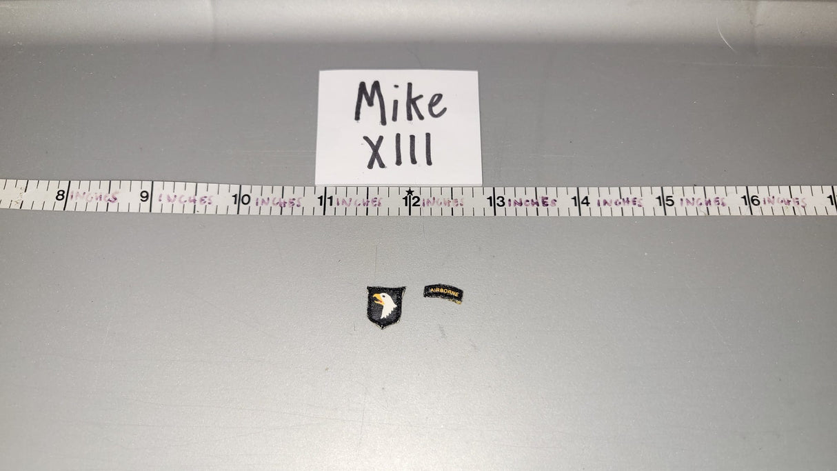 1:6 WWII US Paratrooper 101st Patch