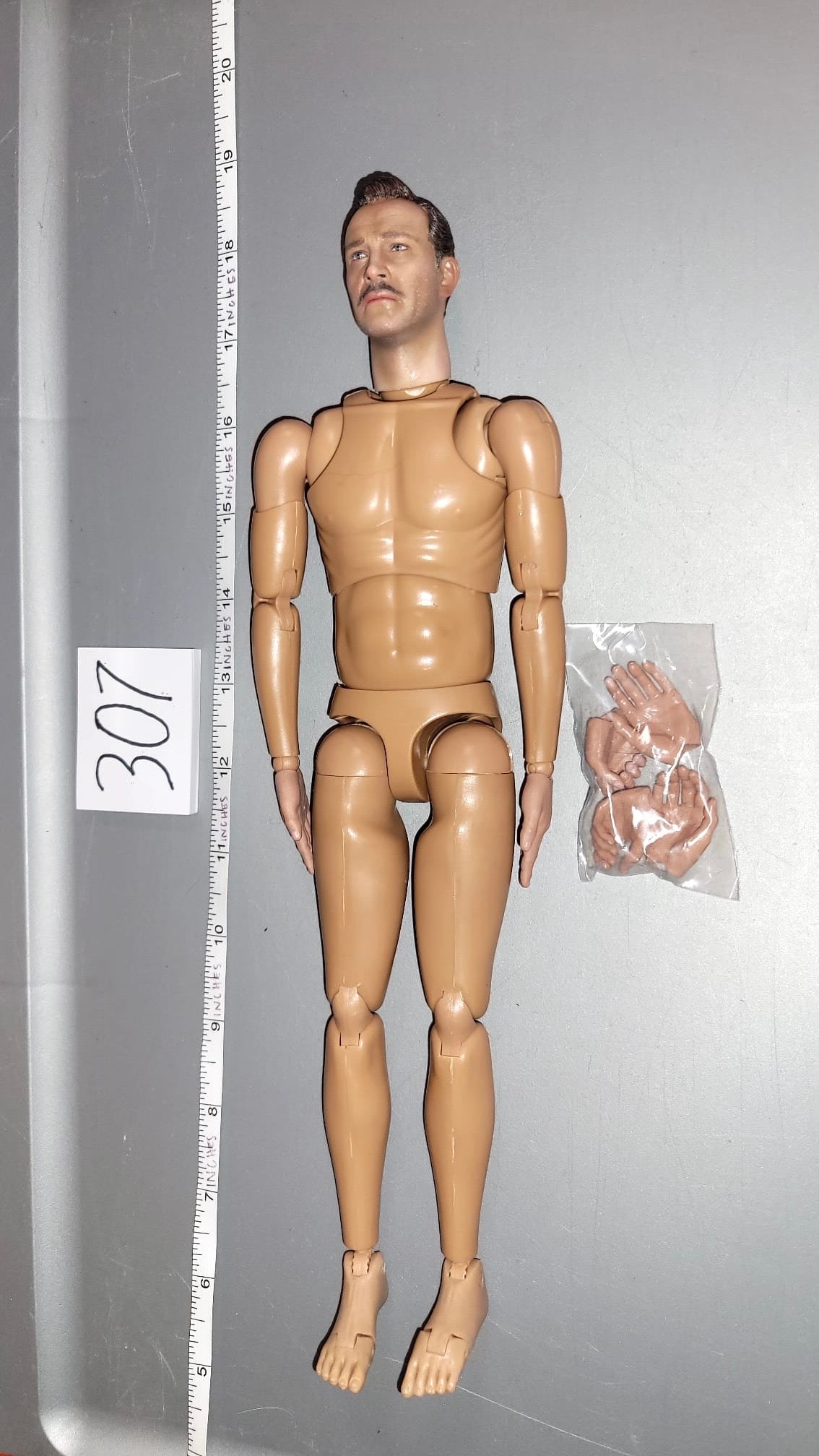 1:6 Scale WWII British Nude Figure