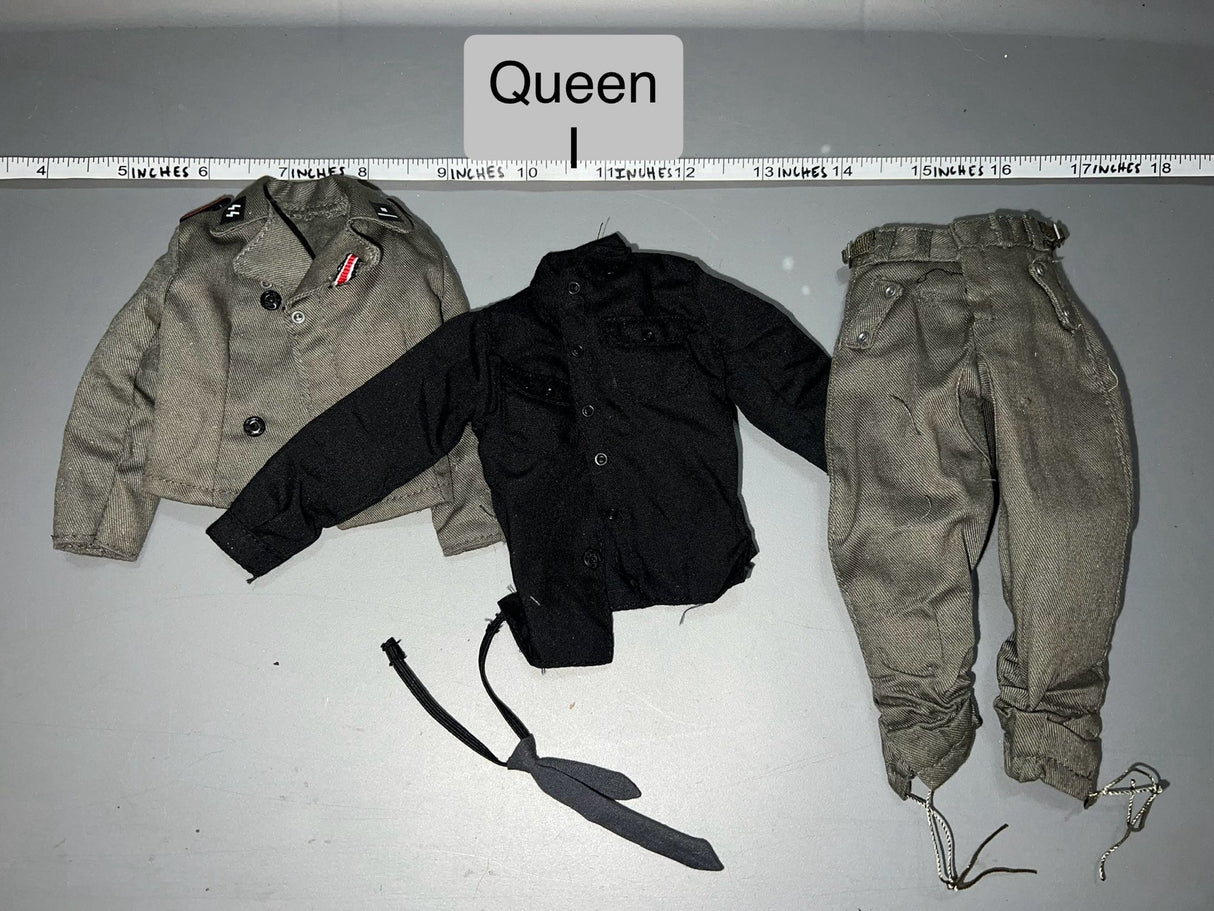 1/6 Scale WWII German Grey Tanker Uniform