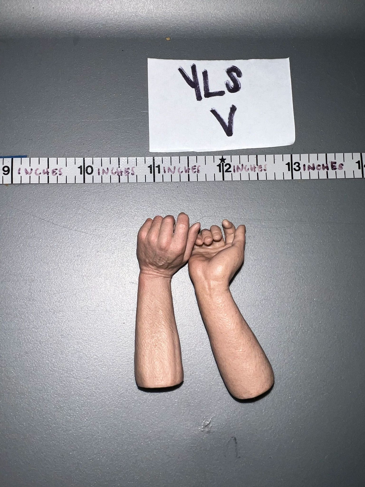 1/6 Scale WWII US Nude Figure Bare Arms / Hand Set - Facepool Snafu USMC