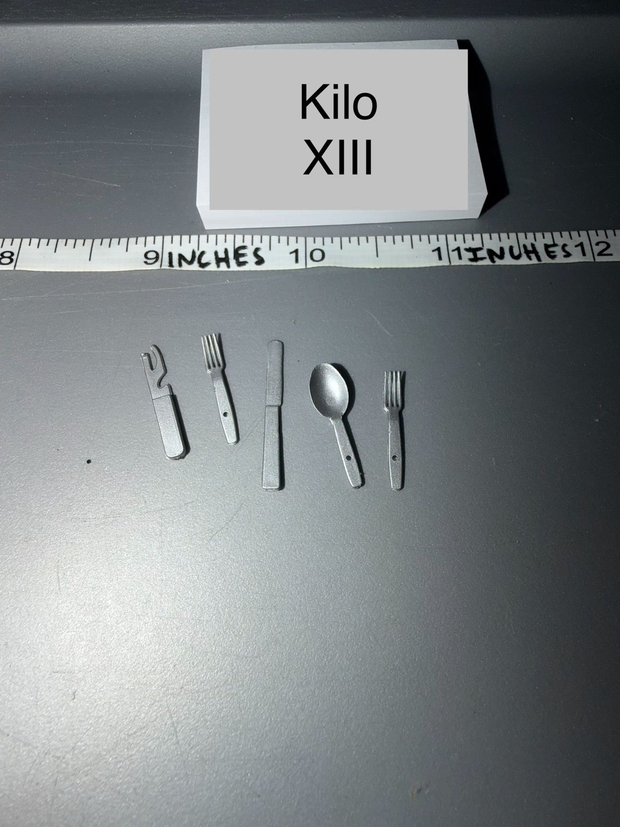 1/6 Scale WWII German Mess Kit Utensils