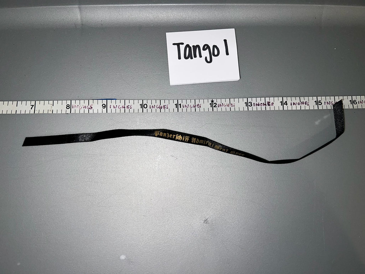 1/6 Scale WWII German Kriegsmarine Hat Label