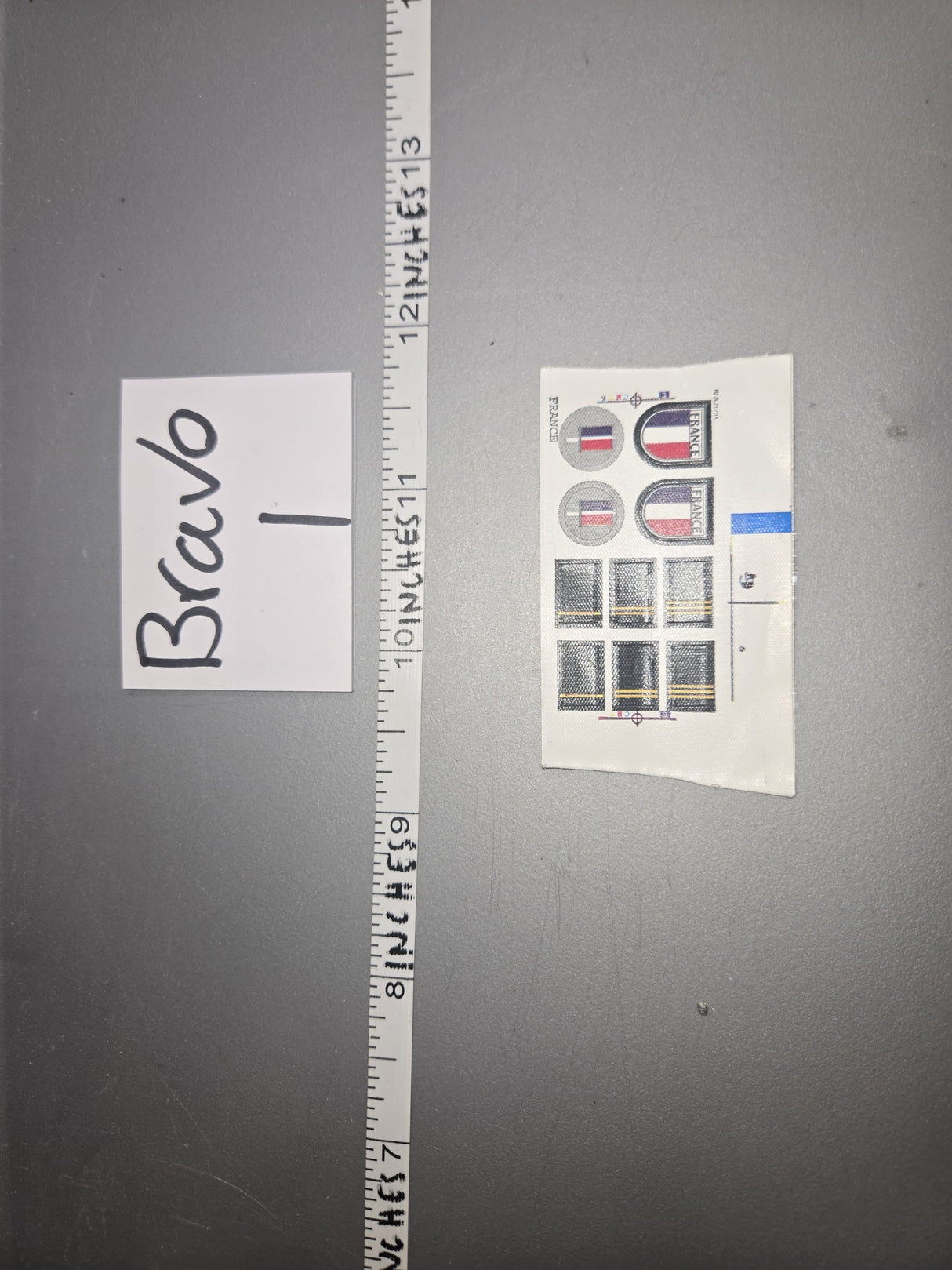 1/6 Scale Modern French Patches