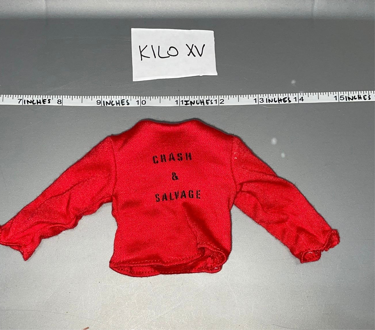 1/6 Scale Modern Era Crash Crew Firefighter Sweater - Navy