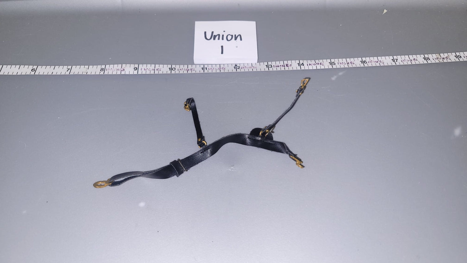 1/6 Scale Western Era Civil War Officer Sword Belt - Union