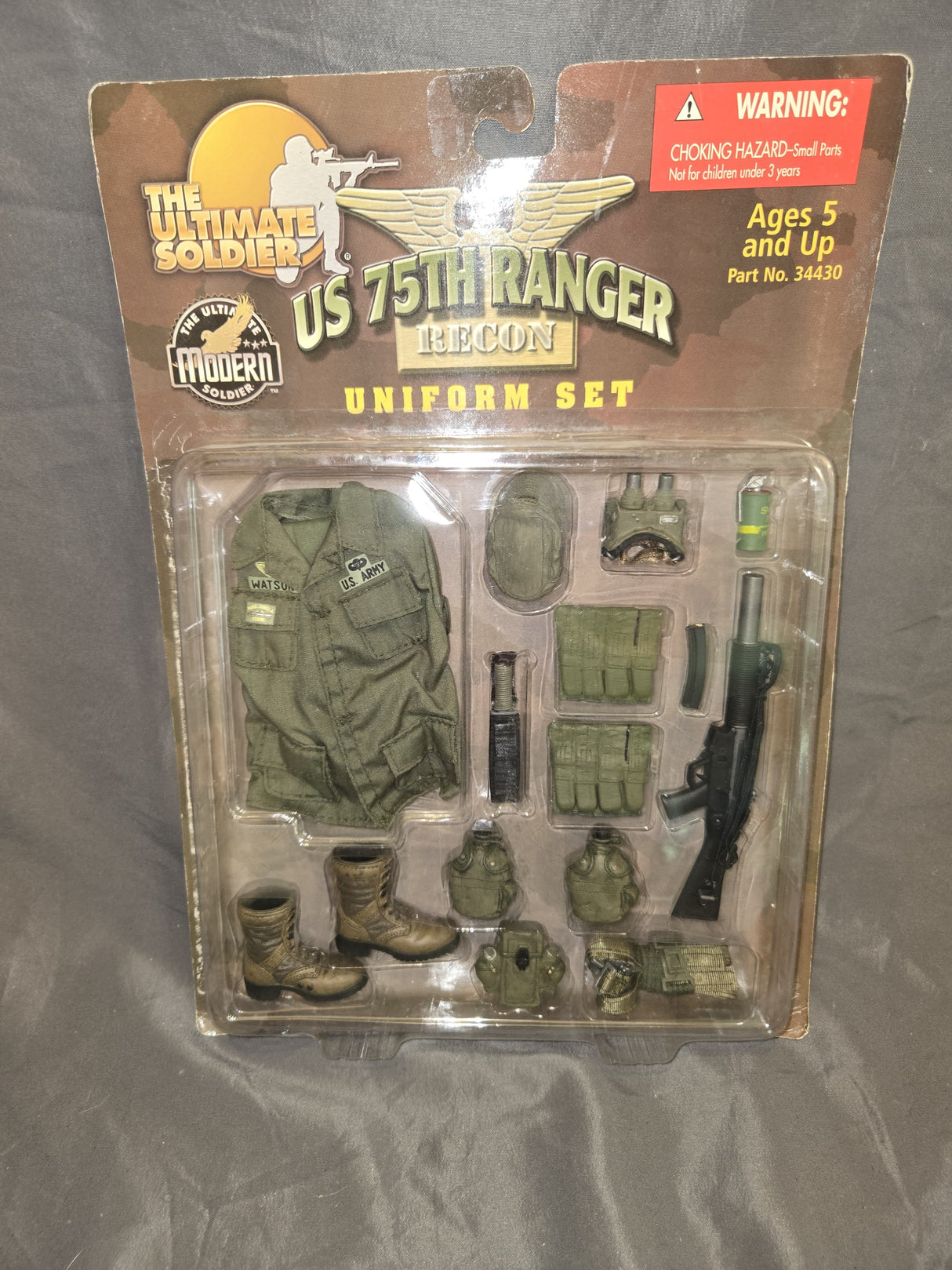 1/6 Scale Ultimate Soldier US 75th Ranger Uniform Set - NIB Ultimate Soldier Modern