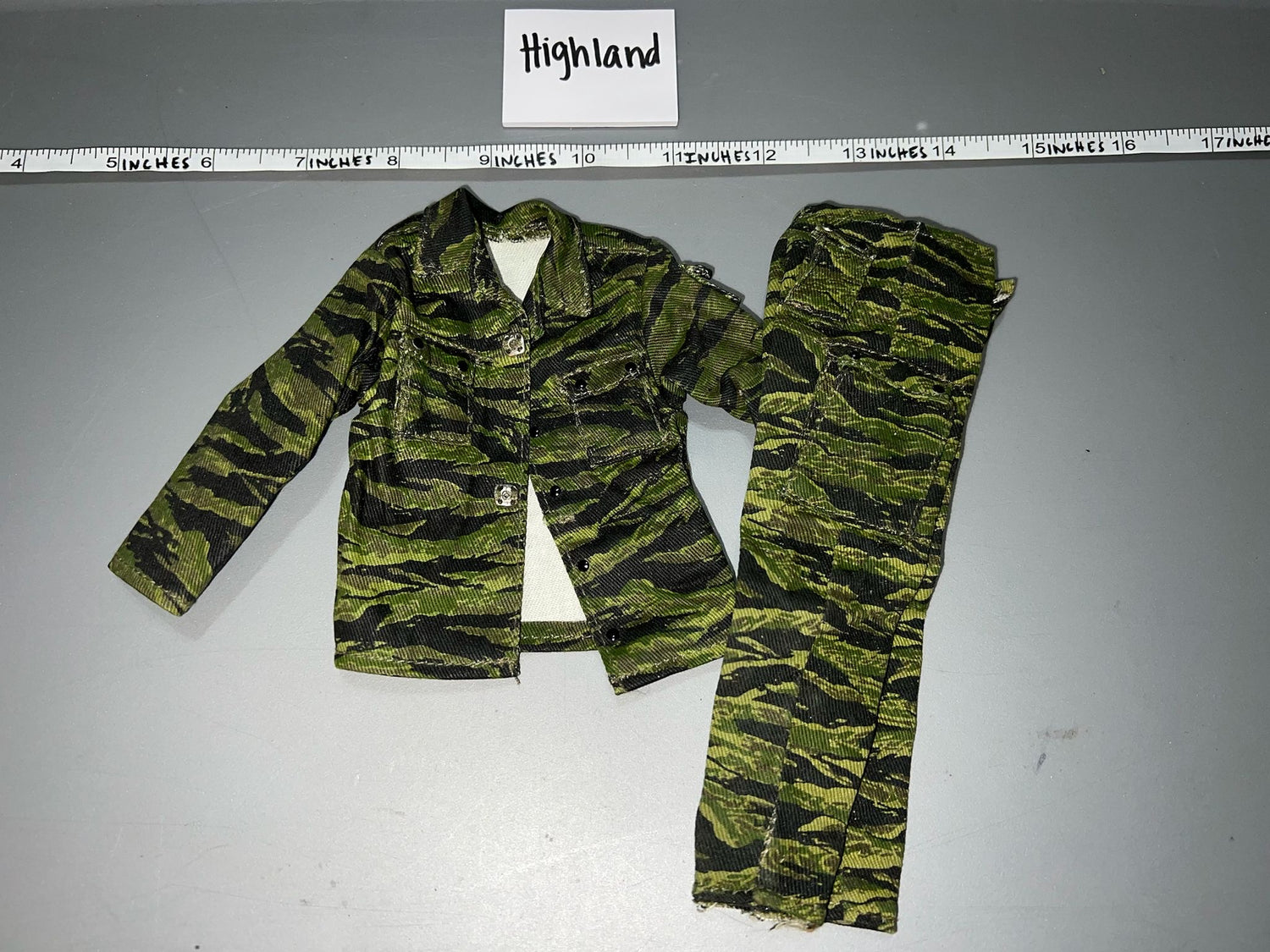1/6 Scale Vietnam Era US  Tiger Stripe Uniform