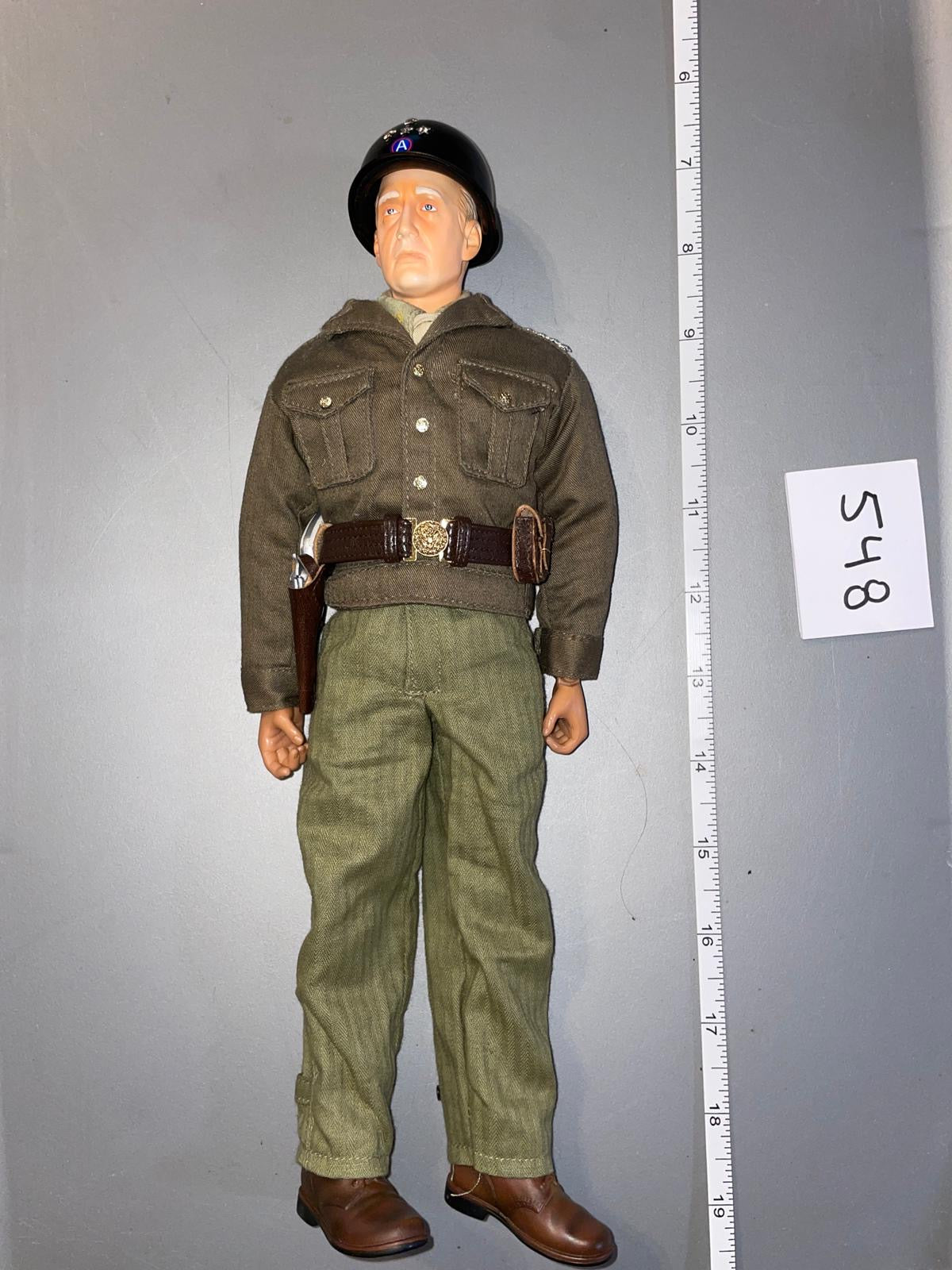 1:6 Scale WWII US General Patton Dressed Figure - Dragonl