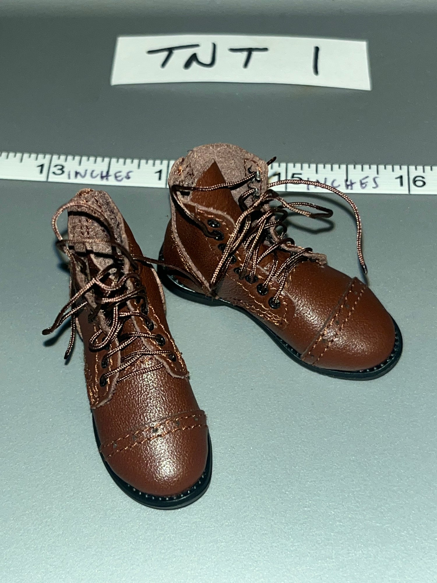1/6 Scale WWII US Leather Boots - UJINDOU Normandy 2nd Armored Infantry