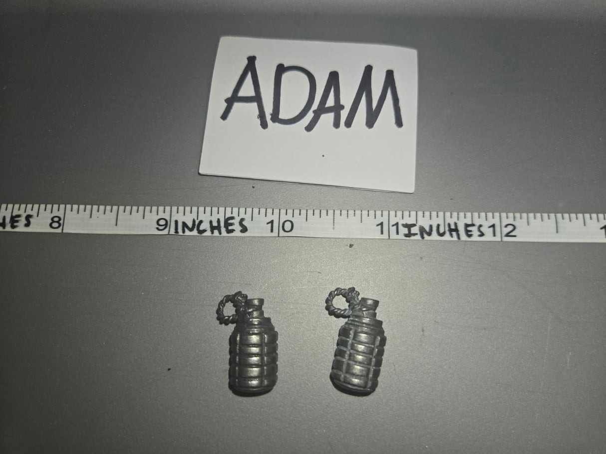 1/6 Scale WWII Japanese Metal Grenade Lot