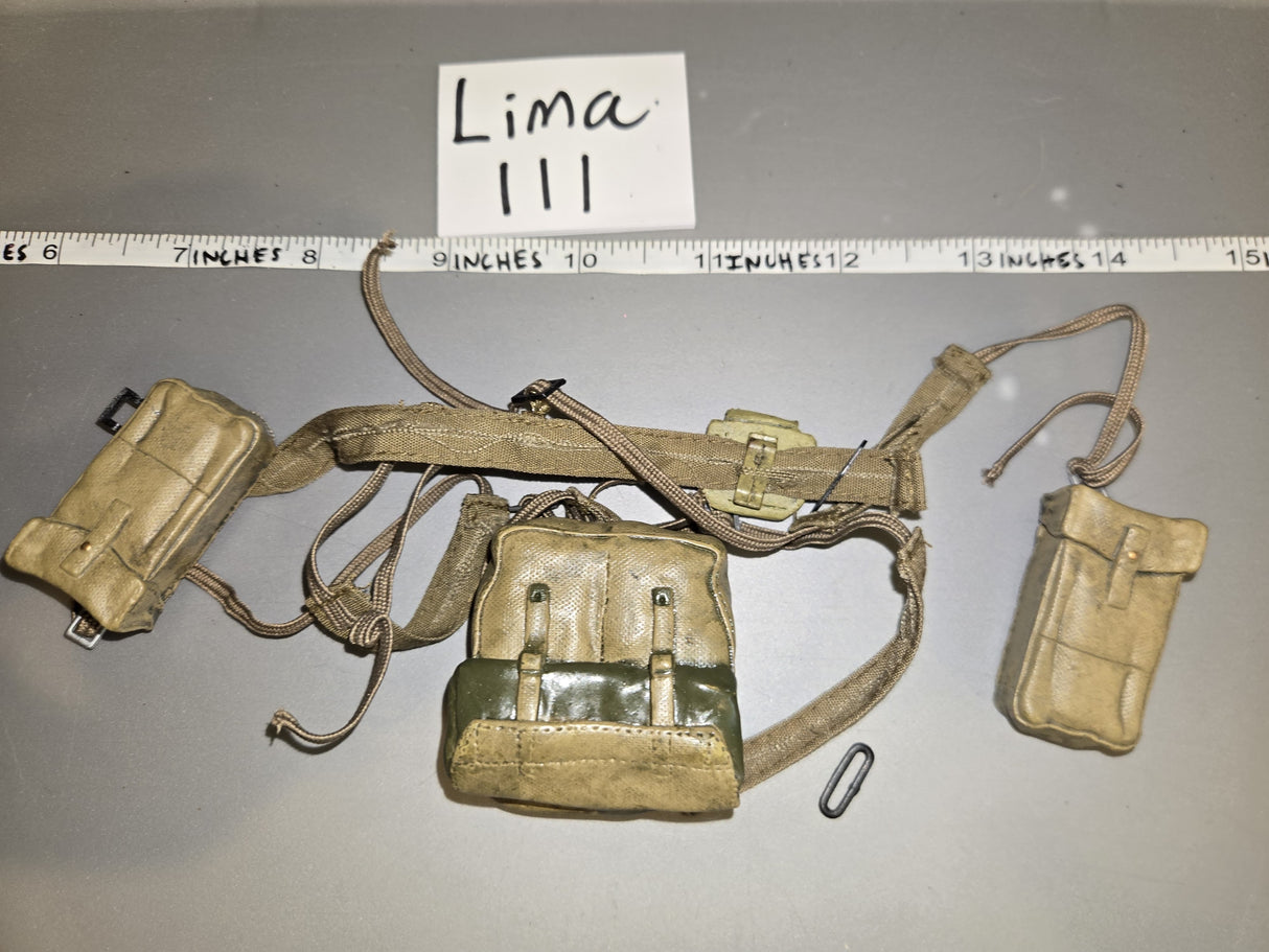 1/6 Scale WWII British Web Gear Lot