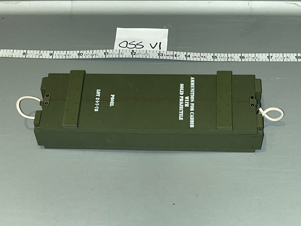 1:6 Scale WWII US Tanker 76mm Shell Crate - Coon Ass Loader - Facepool