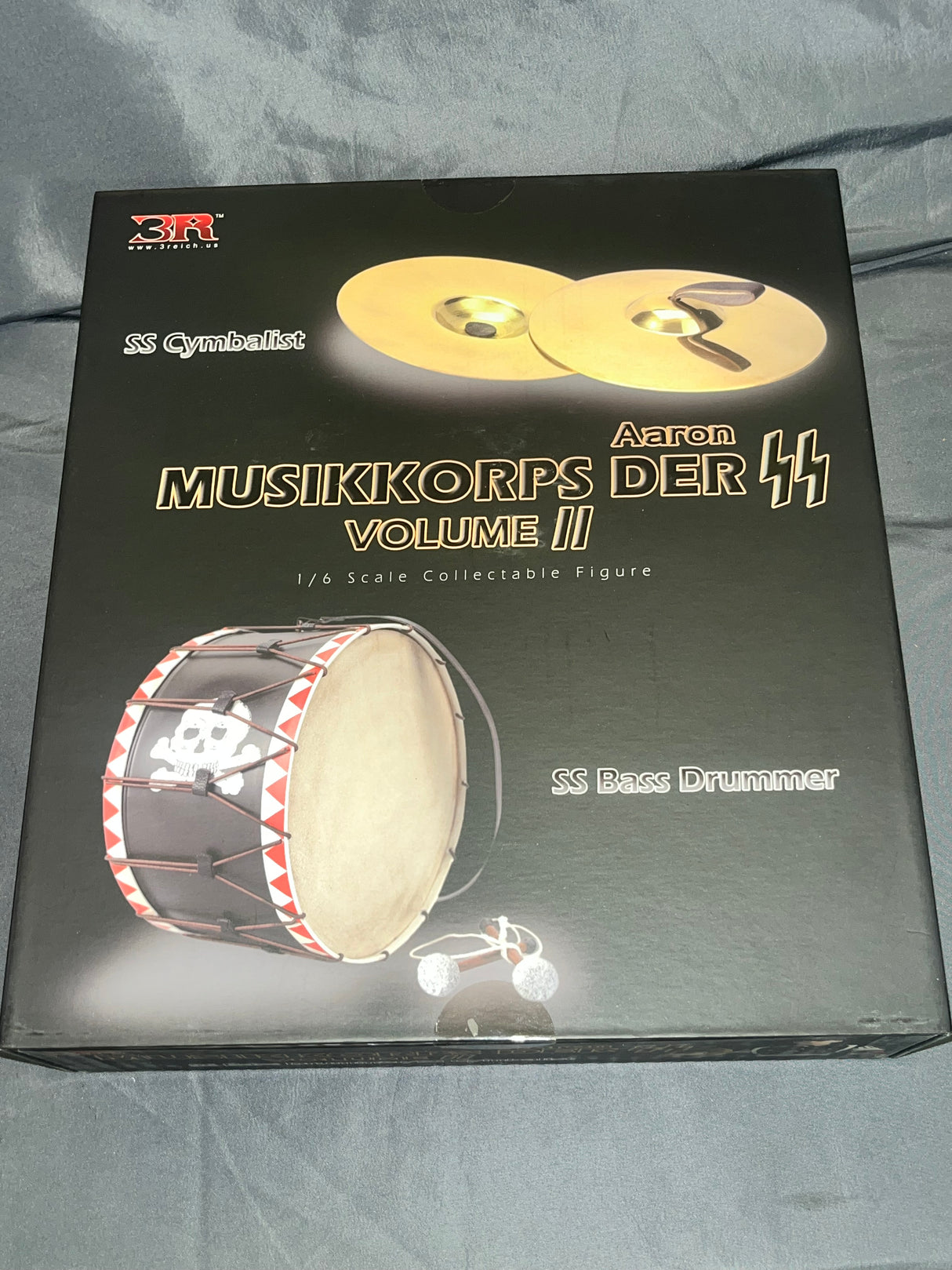 1/6 Scale WWII German Bass Drummer Musikkorps Aaron Dress Figure - NIB DID