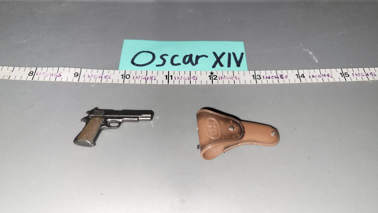 1:6 Scale WWII US .45 Pistol and Holster