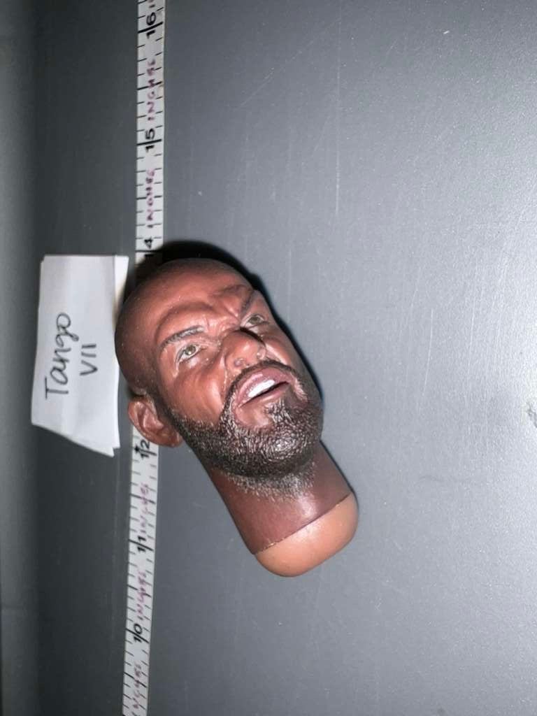 1:6 Scale Modern African American Black Civilian Head Sculpt -