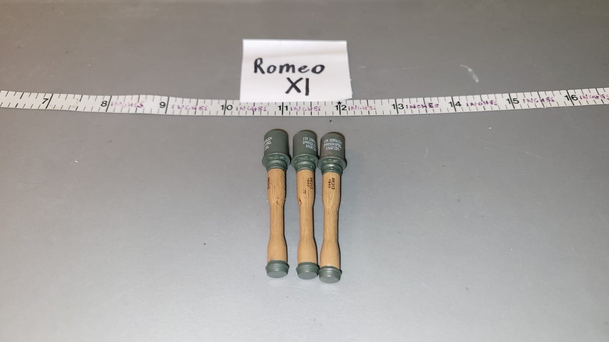 1/6 WWII German Grenade Lot