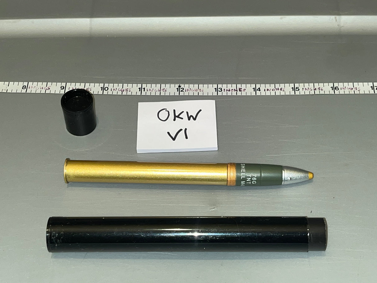 1:6 Scale WWII US Tanker 76mm Shell and Tube - Coon Ass Loader - Facepool