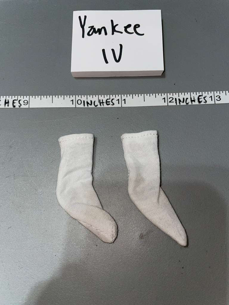 1:6 Scale Modern Era White Socks